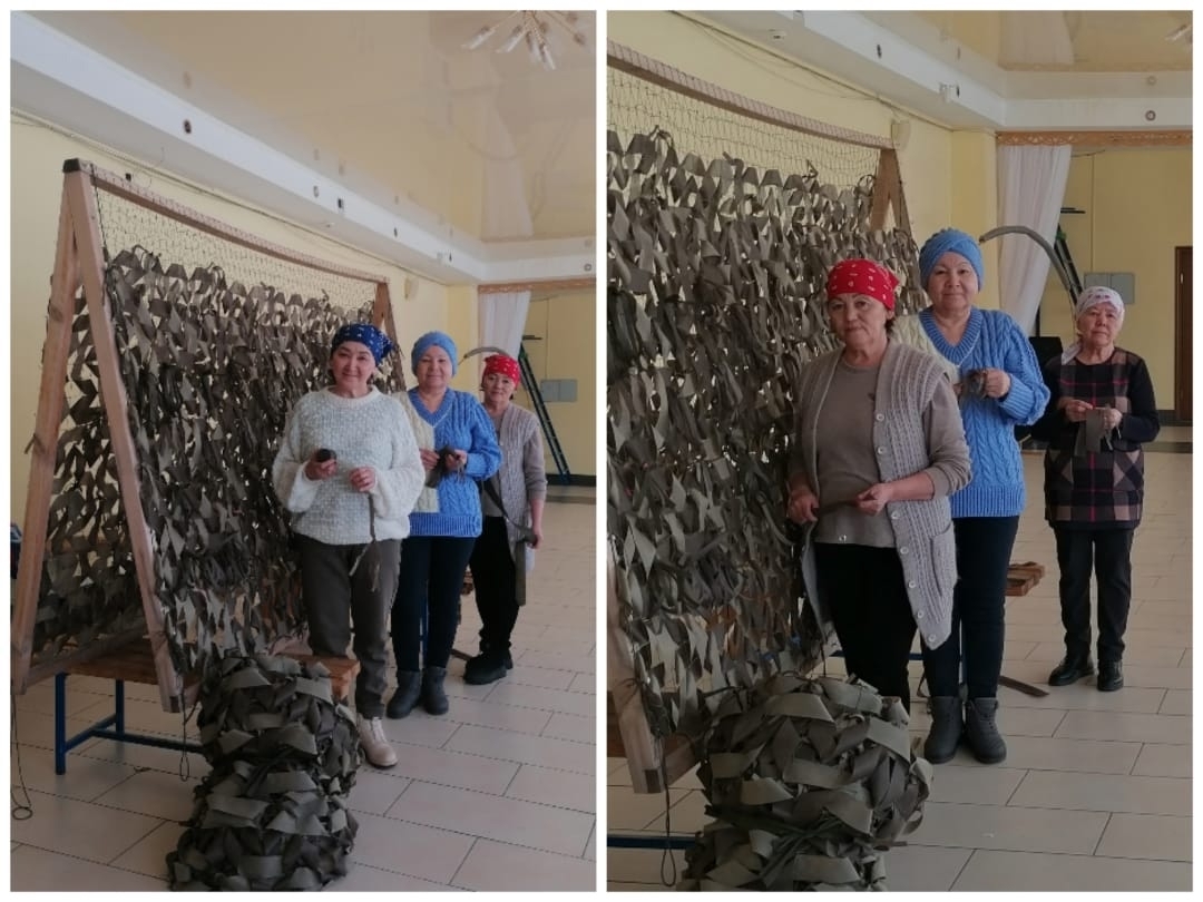 Ватанды һаҡлаусылар көнөндә  - ике маскировкалау селтәре